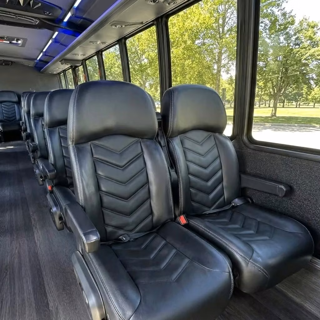 west hollywood 28 passenger minibus seating