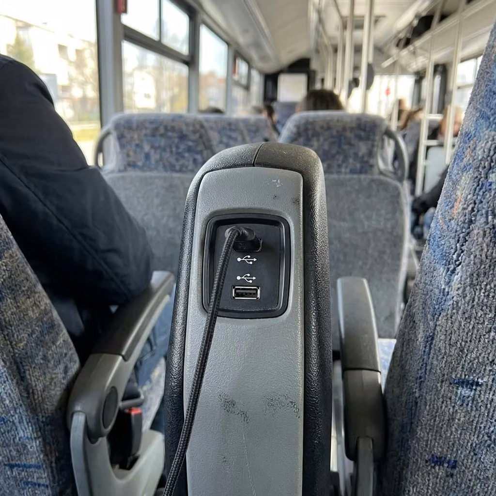 west hollywood 28 passenger minibus usb charging