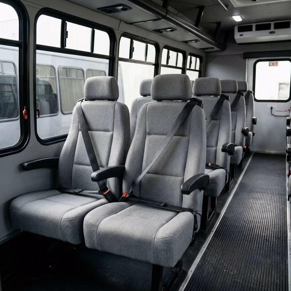 west hollywood 35 passenger minibus reclining seats