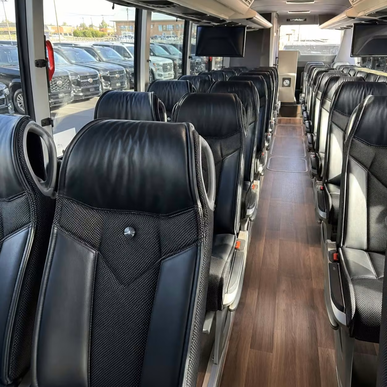 west hollywood charter bus interior 3