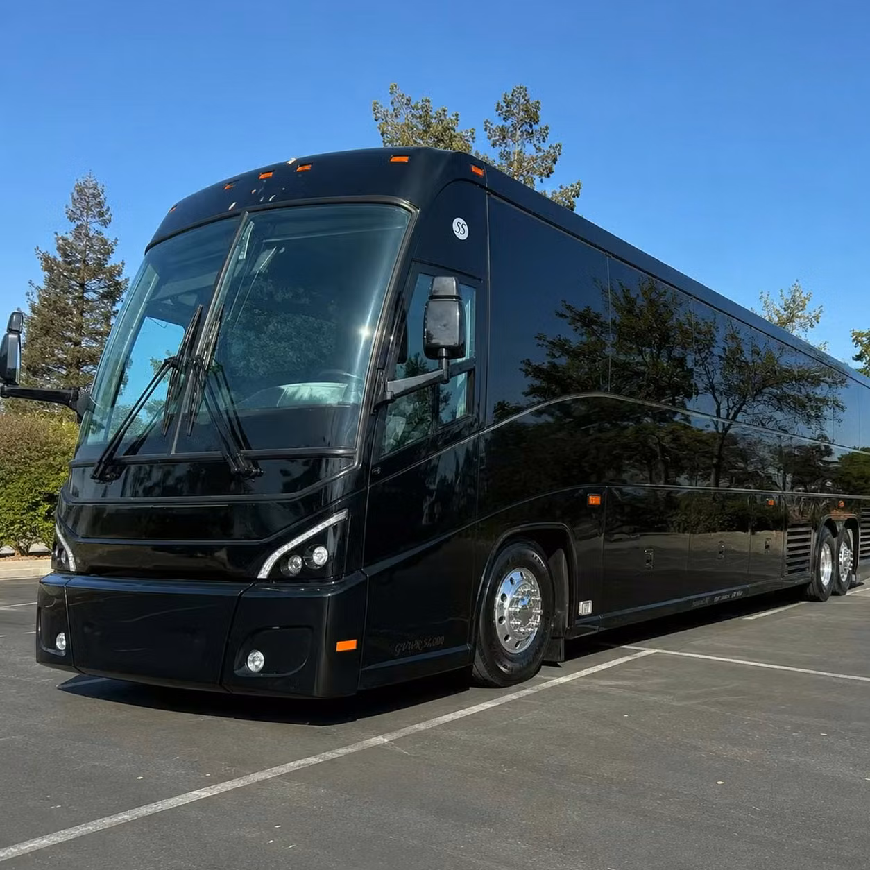 west hollywood choir tour and worship team charter buses with undercarriage storage