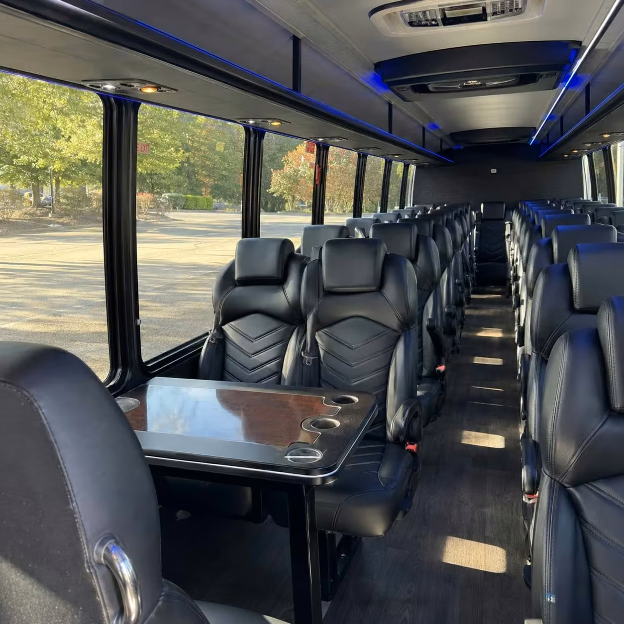 west hollywood minibus interior 1