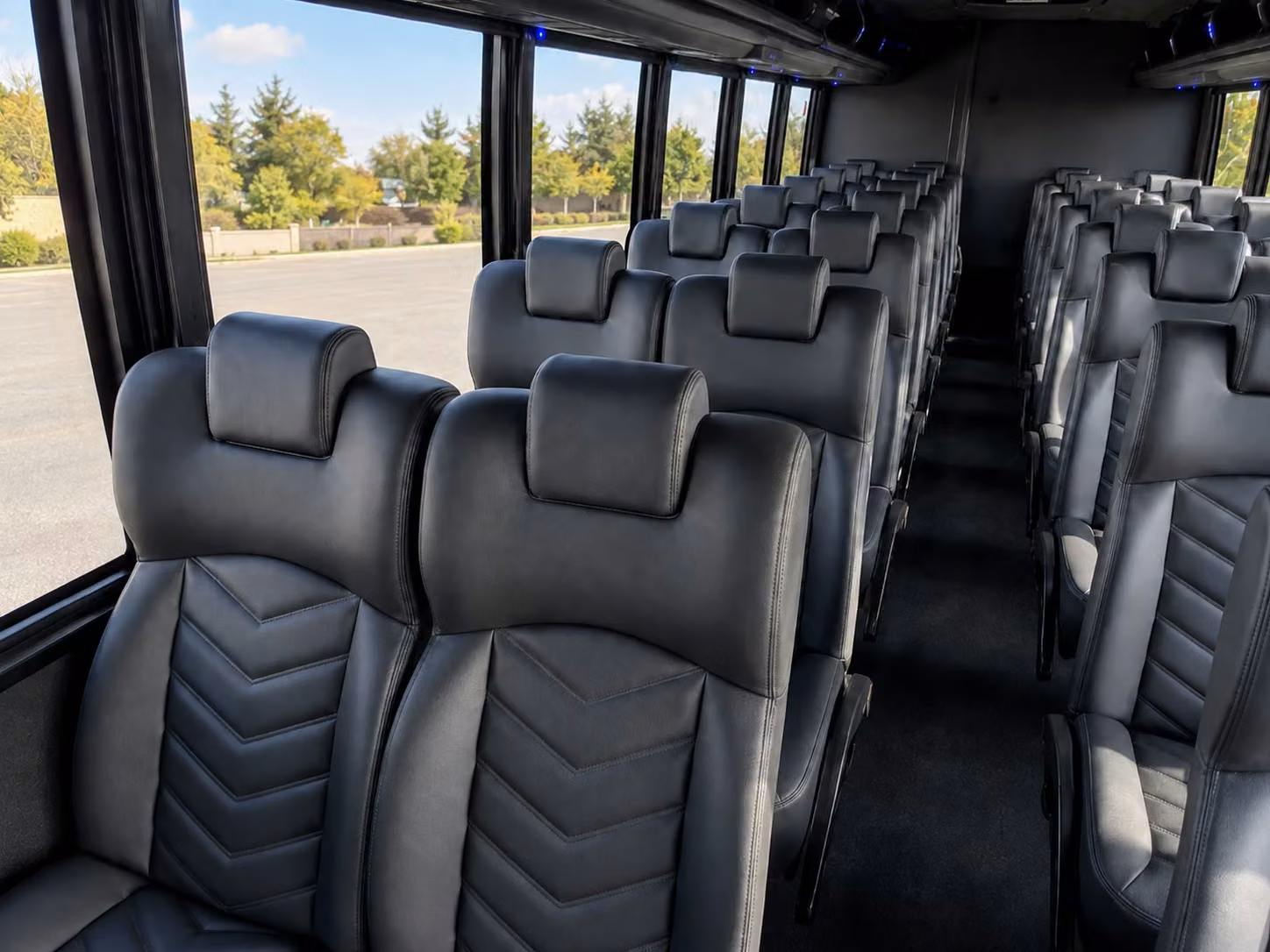 west hollywood minibus interior 2
