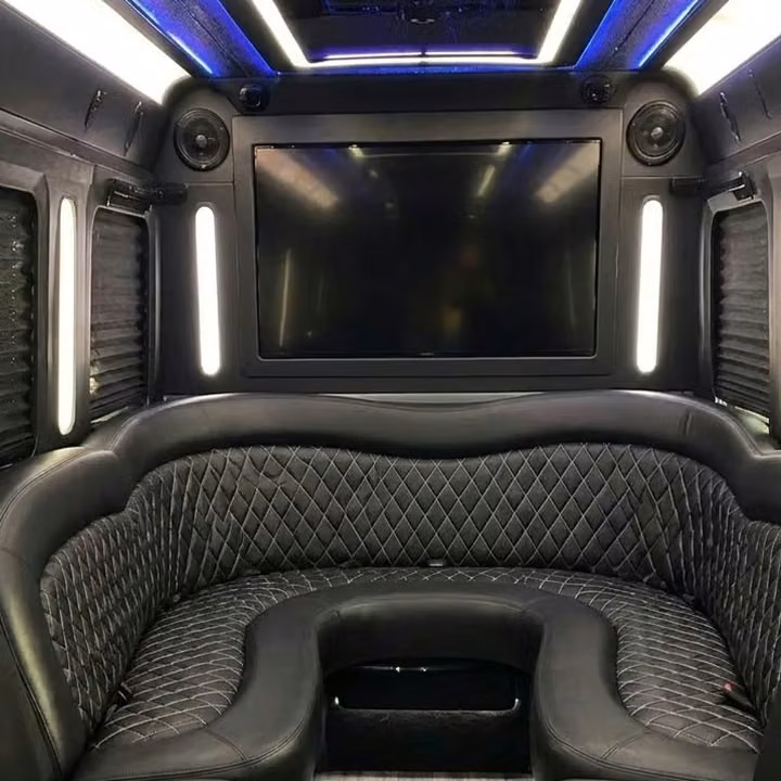 west hollywood party bus sound system