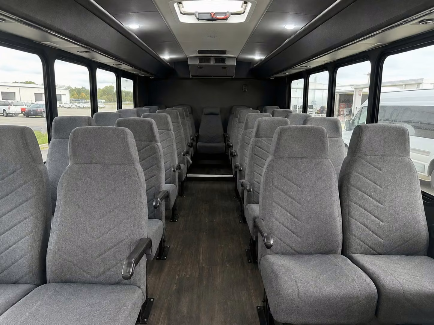 15 passenger minibus interior