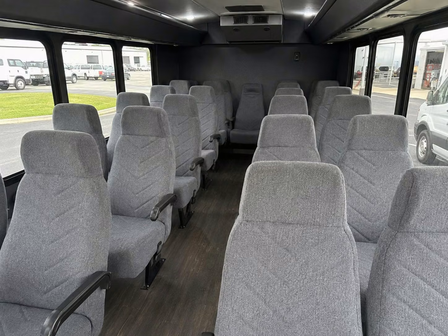 18 passenger minibus interior