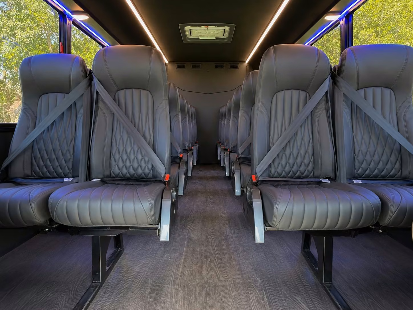 20 passenger minibus interior