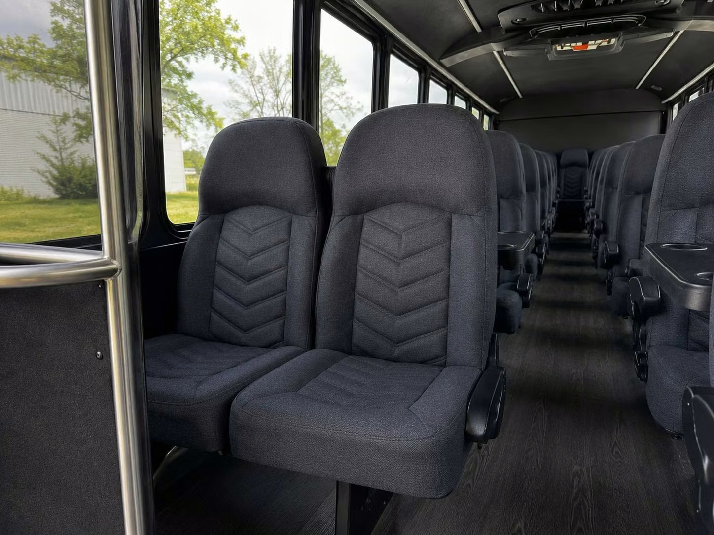 25 passenger minibus interior