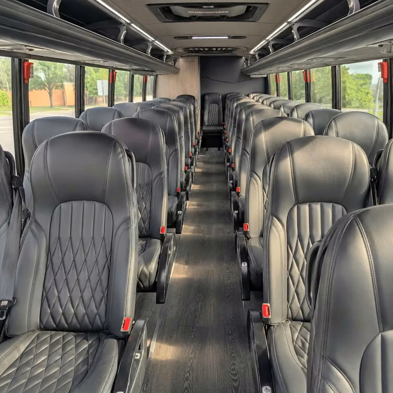 30 passenger minibus interior